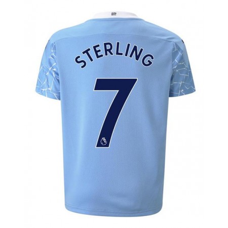 Billiga Fotbollströjor Manchester City Raheem Sterling 7 Hemma tröja 2020/21 Kortärmad